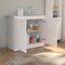 Tuhome Napoles Utility Sink With Cabinet, Double Door, One Shelf, White MIB5361 - alternate 1